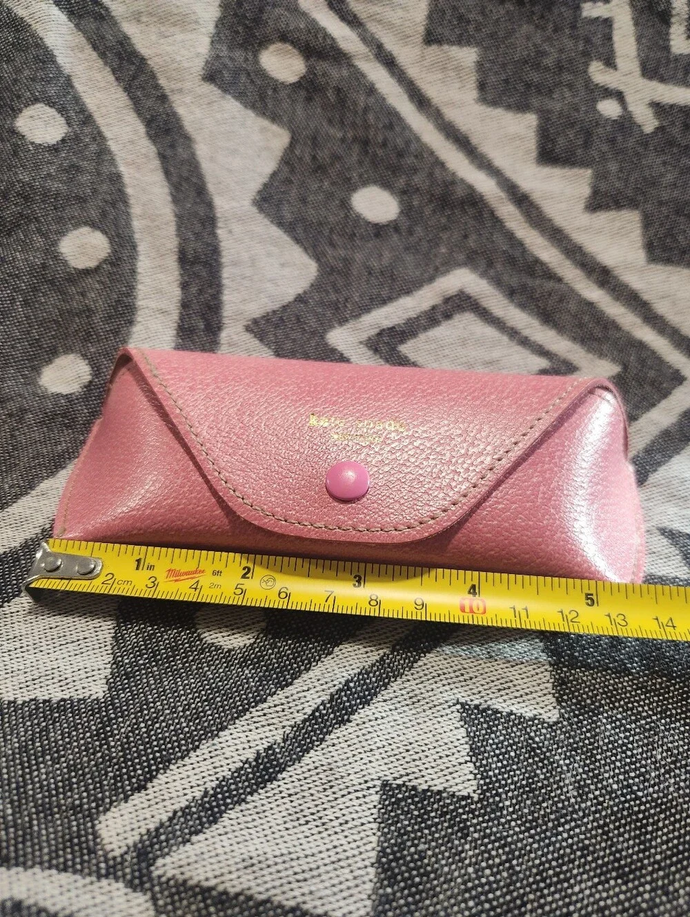 Kate Spade New York Pink Leather Glasses / Eyeglasses / Sunglasses Soft Case